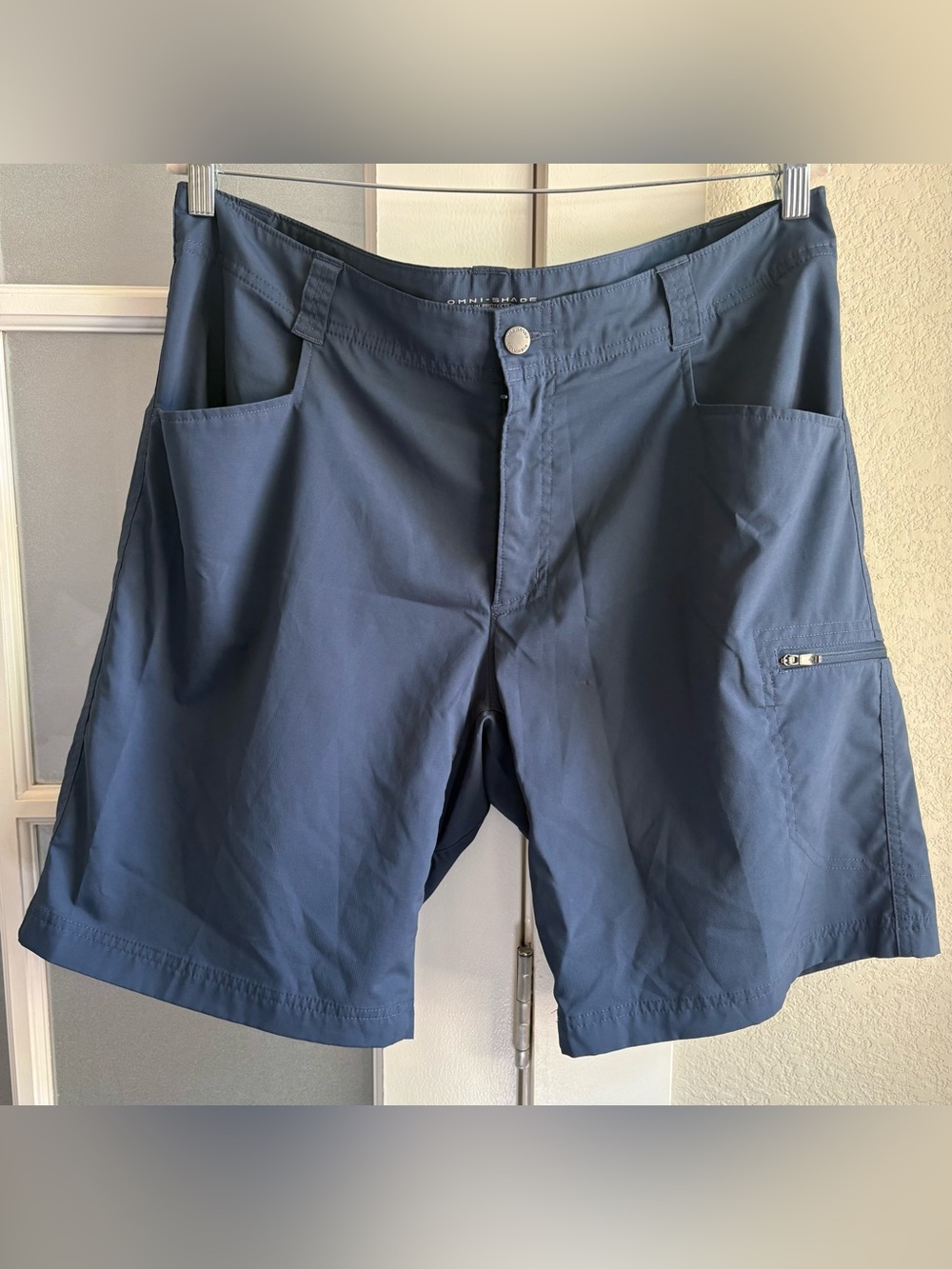 Columbia - Men's 4 Pocket Lightweight Tech Shorts -Set of 2 - Navy & Gray -Sz 34 - Picture 2 of 10